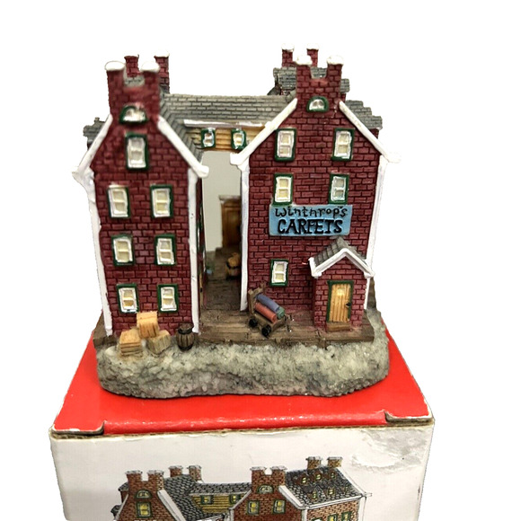 The Americana Collection Liberty Falls Winthrop's Carpet Mill with Box Exc Cond - Picture 2 of 6